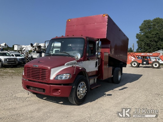 (Charlotte, MI) 2007 Freightliner M2 106 Chipper Dump Truck Runs, Moves & Dump Operates) (Interior D