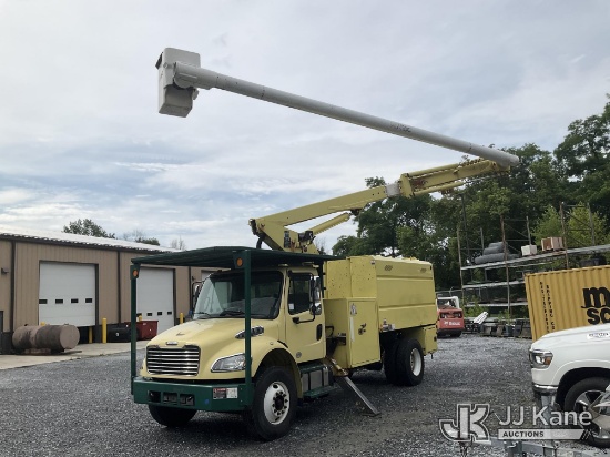 (Hagerstown, MD) Altec LR760, Over-Center Bucket Truck mounted on 2015 Freightliner M2 106 Chipper D