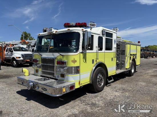 (Plymouth Meeting, PA) 2003 Pierce Model Tilt Cab Fire Truck Runs & Moves