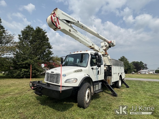 (Hagerstown, MD) Altec AN55E-OC, Material Handling Bucket Truck mounted on 2014 Freightliner M2 106