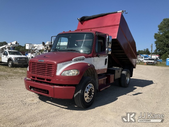 (Charlotte, MI) 2008 Freightliner M2 106 Chipper Dump Truck Runs, Moves & Dump Operates