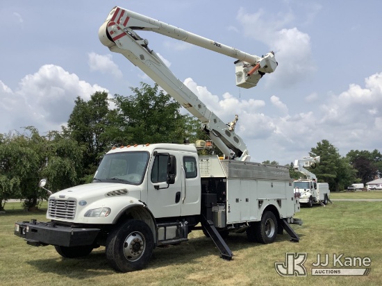 (Hagerstown, MD) Altec AN50E-OC, Material Handling Bucket Truck rear mounted on 2014 Freightliner M2