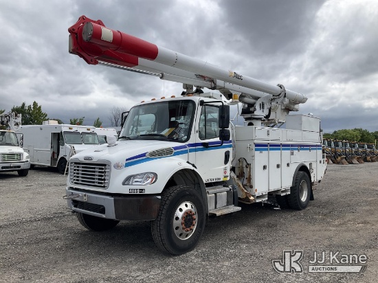 (Plymouth Meeting, PA) Altec LRV55, Over-Center Bucket Truck rear mounted on 2011 Freightliner M2 10