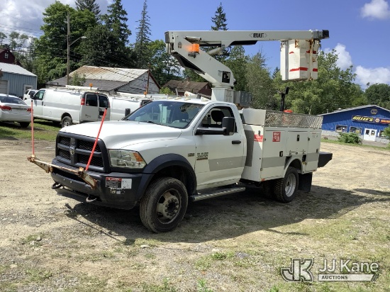 (Deposit, NY) Versalift TEL29N, Telescopic Non-Insulated Bucket Truck mounted behind cab on 2016 RAM