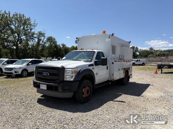 (Smock, PA) 2013 Ford F-550 Regular Cab DRW Service Truck Runs & Moves) (PTO Operates, Exterior Defe