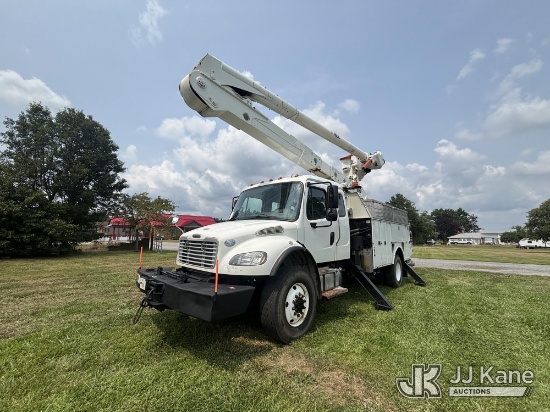 (Hagerstown, MD) Altec AN55E-OC, Material Handling Bucket Truck rear mounted on 2014 Freightliner M2