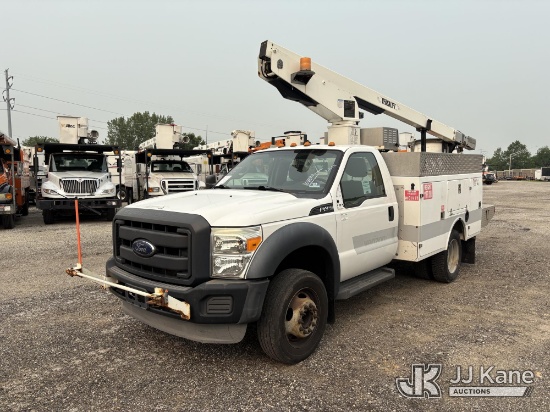 (Plymouth Meeting, PA) Versalift TEL29N-02, Telescopic Non-Insulated Bucket Truck mounted behind cab