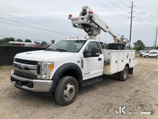 (Charlotte, MI) Altec AT235-P, Articulating & Telescopic Non-Insulated Bucket Truck mounted behind c