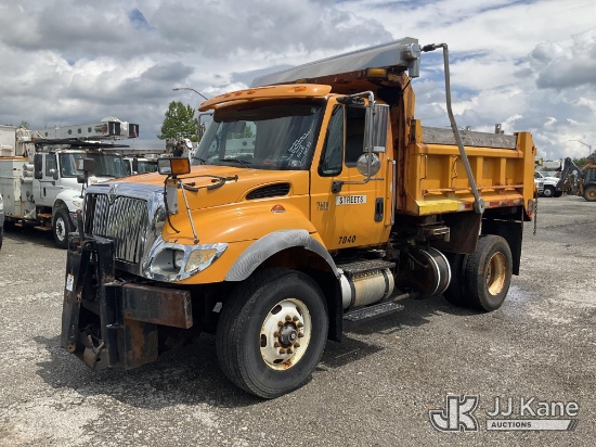 (Plymouth Meeting, PA) 2006 International 7400 Dump Truck Runs, Moves, Dump Does Not Operate (Seller