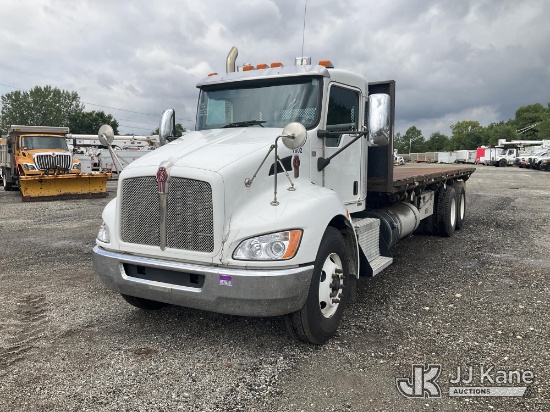 (Plymouth Meeting, PA) 2018 Kenworth T370 Flatbed Truck Runs & Moves