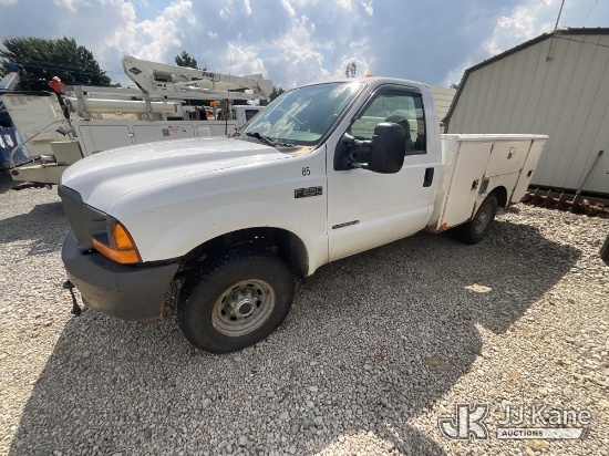 (West Union, OH) 2000 Ford F-250 SD Service Truck, Electric Cooperative Owned Unit Runs & Moves) (Co