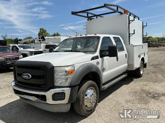 (Plymouth Meeting, PA) 2011 Ford F450 2WD Crew-Cab Enclosed Service Truck Runs & Moves) (Engine Perf