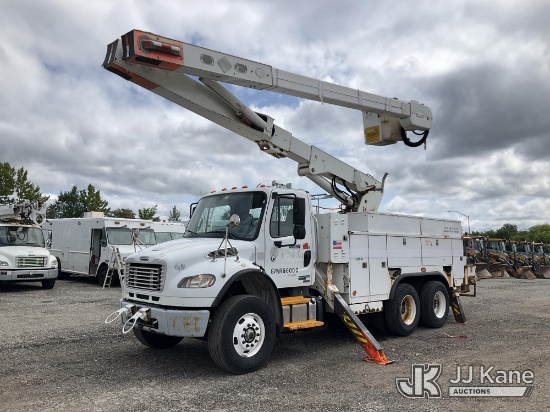 (Plymouth Meeting, PA) Versalift VO355MHI-01, Over-Center Material Handling Bucket Truck center moun