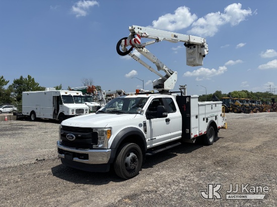 (Plymouth Meeting, PA) Altec AT40G, Articulating & Telescopic Bucket Truck mounted behind cab on 201
