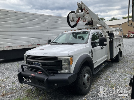 (Hagerstown, MD) Altec AT40G, Articulating & Telescopic Bucket Truck mounted behind cab on 2017 Ford