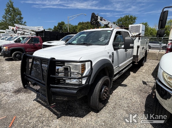 (Plymouth Meeting, PA) 2019 Ford F550 4x4 Crew-Cab Service Truck Not Running, Condition Unknown, Cra