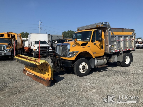 (Plymouth Meeting, PA) 2015 International 7400 Dump Truck Runs Moves & Operates (Dash Warning Indica