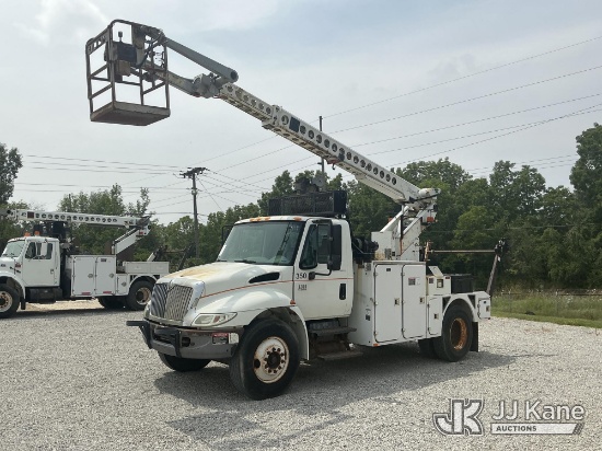(Fort Wayne, IN) Altec T40C, Non-Insulated Cable Placing Bucket Truck rear mounted on 2006 Internati