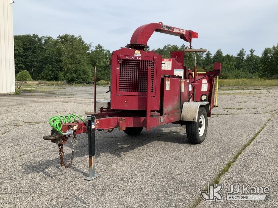 (Wells, ME) 2014 Bandit Industries 200XP Chipper (12in Disc), trailer mtd. Non-Titled) (Runs, Hours