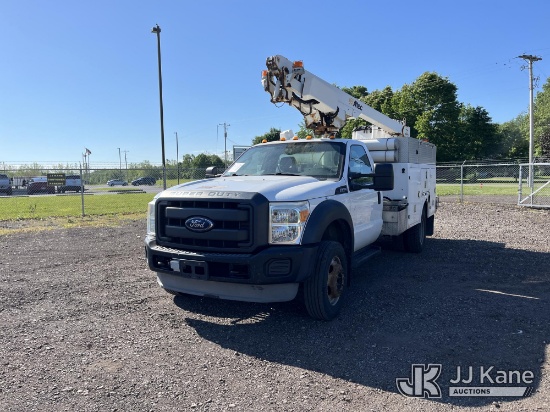 (Louisville, OH) Altec AT200A, Telescopic Bucket Truck mounted behind cab on 2012 Ford F-450 SD Regu