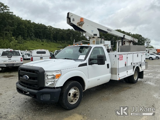 (Shrewsbury, MA) Versalift TEL29-N/NE, Telescopic Non-Insulated Bucket Truck mounted behind cab on 2