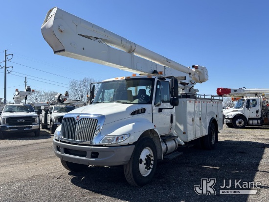 (Plymouth Meeting, PA) Altec AA55-MH, Material Handling Bucket Truck rear mounted on 2009 Internatio