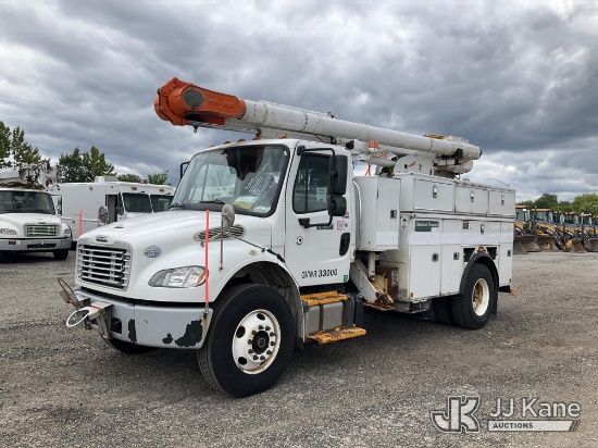 (Plymouth Meeting, PA) Altec L42A, Over-Center Bucket Truck center mounted on 2014 Freightliner M2 1