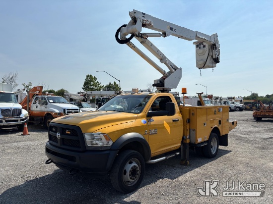 (Plymouth Meeting, PA) Altec AT37G, Articulating & Telescopic Bucket Truck mounted behind cab on 201