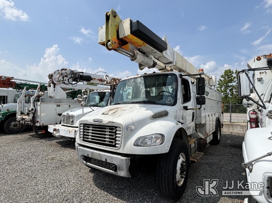 (Plymouth Meeting, PA) Terex/HiRanger SC50M, Over-Center Material Handling Bucket Truck center mount