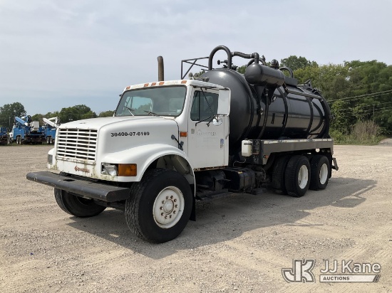 (Charlotte, MI) 1991 International 4900 Vacuum Excavation Truck Condition Unknown, No Key) (Structur