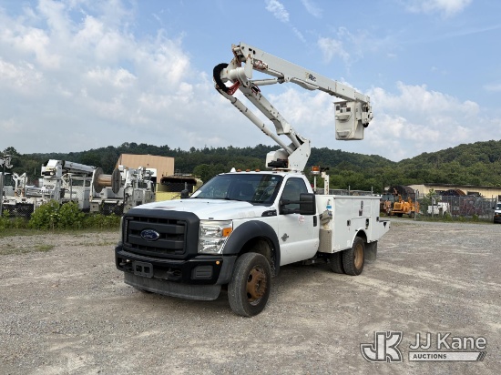 (Smock, PA) Altec AT40G, Articulating & Telescopic Bucket Truck mounted behind cab on 2016 Ford F550