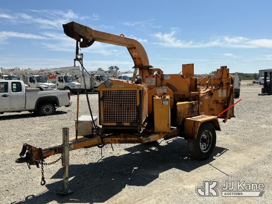 (Shrewsbury, MA) 2017 Bandit Industries 200UC Chipper (12in Disc), trailer mtd. Not Running, Conditi