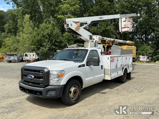 (Shrewsbury, MA) Versalift TEL29N-03, Telescopic Non-Insulated Bucket Truck mounted behind cab on 20