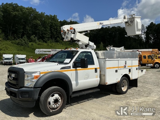 (Shrewsbury, MA) Altec AT200A, Telescopic Non-Insulated Bucket Truck mounted behind cab on 2015 Ford