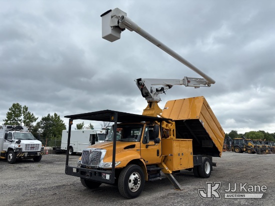 (Plymouth Meeting, PA) Altec L760-E70, Over-Center Elevator Bucket Truck mounted behind cab on 2014