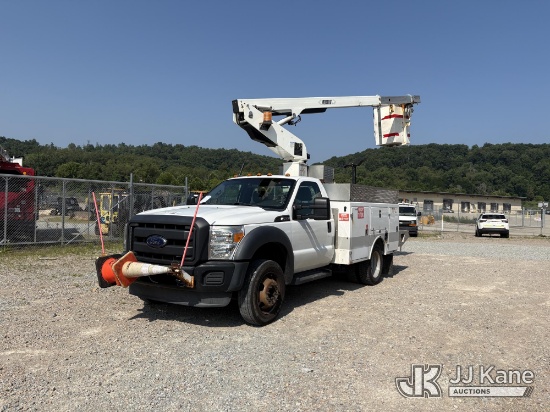 (Smock, PA) Versalift TEL29N-03, Non-Insulated Bucket Truck mounted behind cab on 2014 Ford F-450 SD