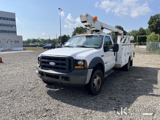(Louisville, OH) ETI ETT29-SNT, Telescopic Bucket Truck mounted behind cab on 2007 Ford F-450 SD Reg