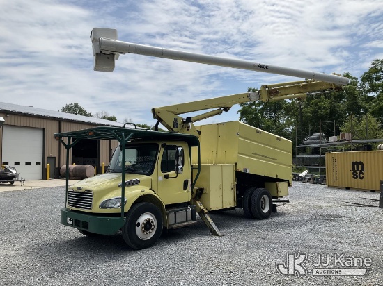 (Hagerstown, MD) Altec LR760, Over-Center Bucket Truck mounted on 2014 Freightliner M2 106 Chipper D