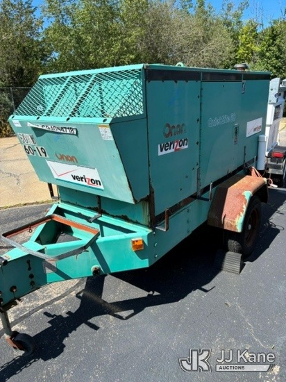 (Taunton, MA) 1994 Onan Quiet Site 60 Portable Generator, trailer mtd Non-Titled) (Condition Unknown