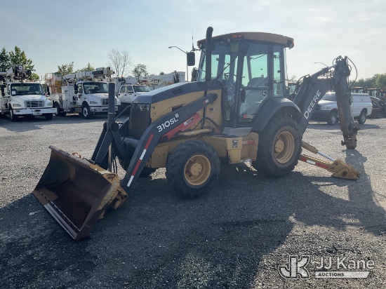 (Plymouth Meeting, PA) 2016 John Deere 310SL Tractor Loader Extendahoe Runs & Moves) (No Digging Buc