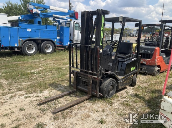 (Charlotte, MI) 2020 Yale GLP040ADNUAF081 Rubber Tired Forklift Runs, Moves & Operates) (Transmissio