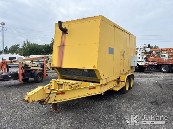 (Plymouth Meeting, PA) Cummins/Onan 230kw, Generator mounted on 1992 SLGR Trailer Runs, Generator Co
