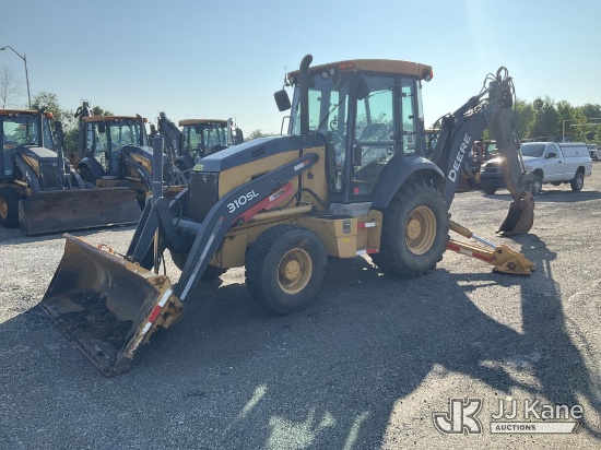 (Plymouth Meeting, PA) 2016 John Deere 310SL Tractor Loader Extendahoe Runs, Moves & Operates