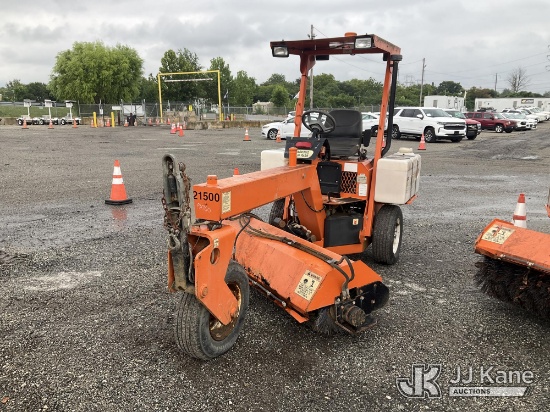(Plymouth Meeting, PA) 2016 Laymore Broom SM300 3 Wheeled Sweeper Runs, Moves & Operates) (Fuel Shut