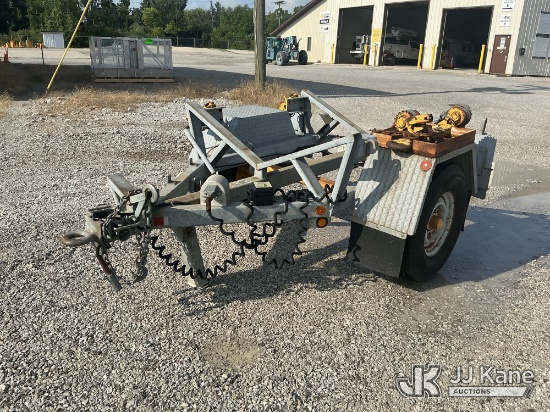 (Fort Wayne, IN) 1995 Sauber 4501-1 S/A Galvanized Pole Dinkey/Dolly Trailer