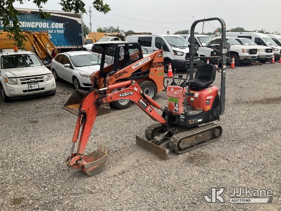 (Plymouth Meeting, PA) 2019 Kubota K008-3 Mini Hydraulic Excavator Runs & Operates