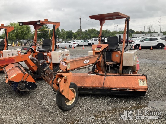 (Plymouth Meeting, PA) 2012 Laymore Broom 8HC 3 Wheeled Sweeper Runs, Moves & Operates) (Jump At Sta