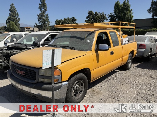 (Jurupa Valley, CA) 2002 GMC Sierra 1500 Pickup Truck Not Running, Conditions Unknown
