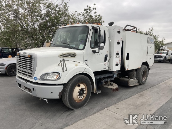 (Jurupa Valley, CA) 2013 Freightliner M2 112 Street Sweeper Runs & Moves, PTO Does Not Operate, CNG