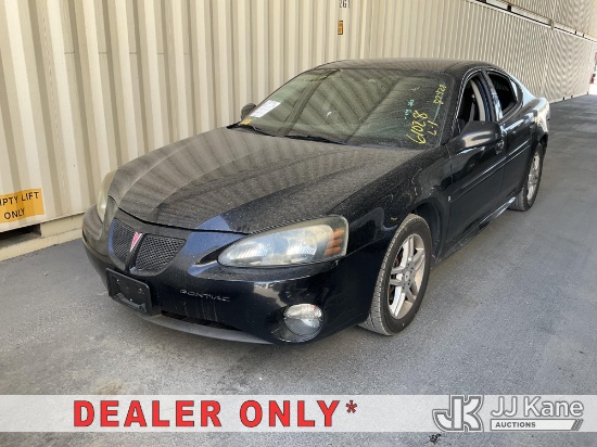 (Jurupa Valley, CA) 2006 Pontiac Grand Prix GT 4-Door Sedan Runs & Moves, Dash Warning Indicators On
